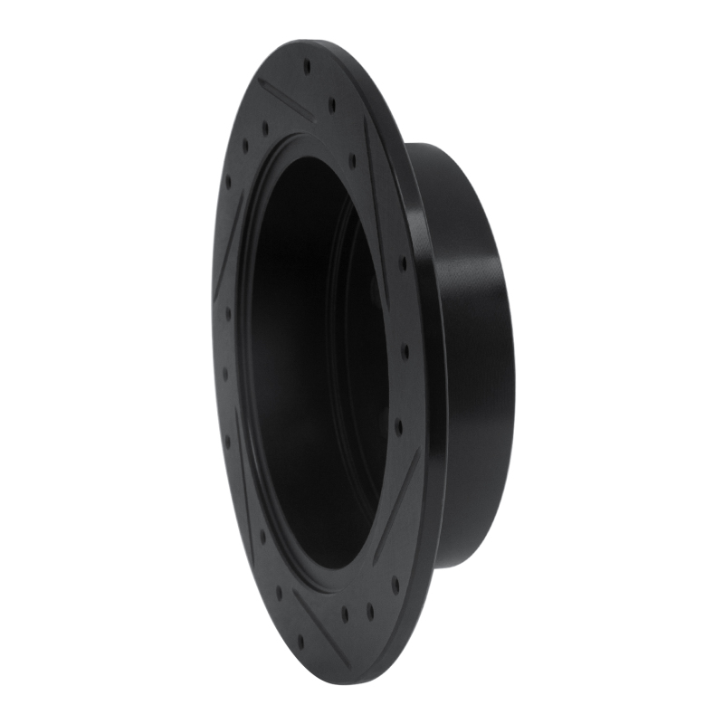 Pontiac Vibe Brake Rotor (1) - Rear Left - R1 Concepts - Drilled & Slotted - Black - `00-`10